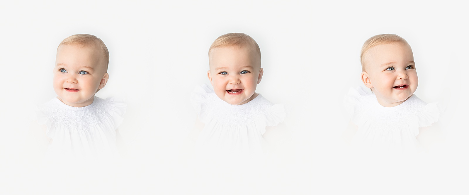 heirloom legacy portrait three portraits of baby girl